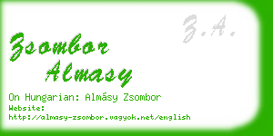zsombor almasy business card